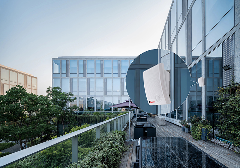 outdoor speaker application